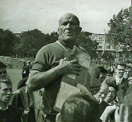 Hyde Park Speaker's Corner Tatooed Man